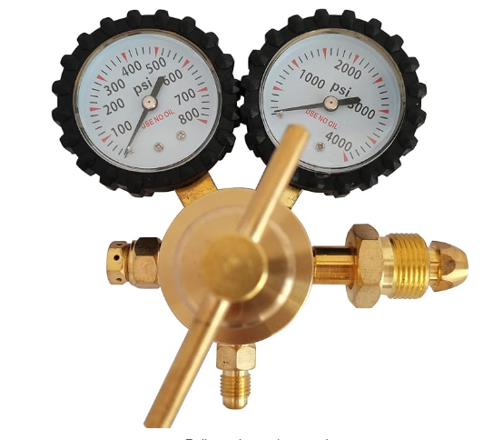 Đồng hồ điều áp Nitơ 0-600PSI CGA580 