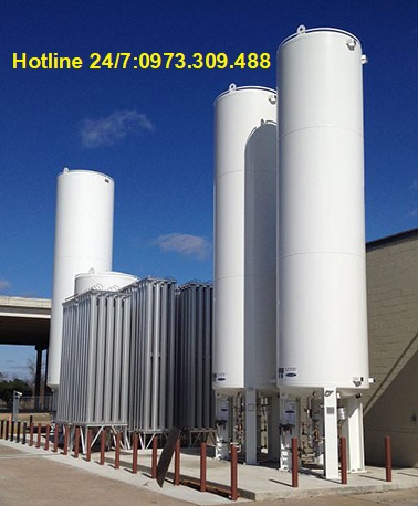 Bồn 20m3(1.6Mpa) chứa Nito lỏng, Kiểu đứng