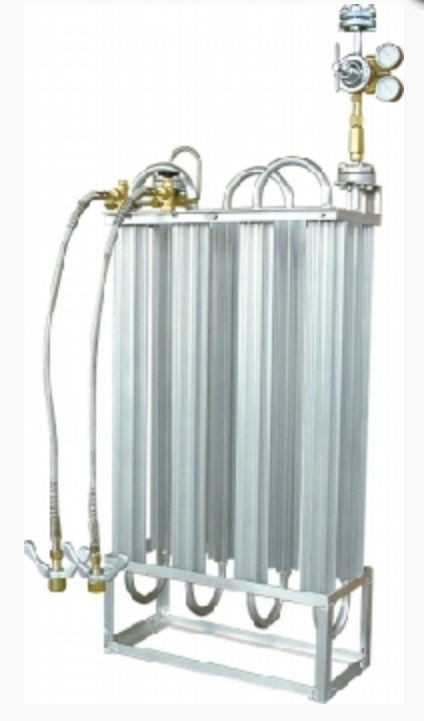 Dàn hóa hơi tự nhiên dùng Oxy/Nito/Ar/CO2 lỏng chịu lạnh, 30m3/h, WP3.0Mpa