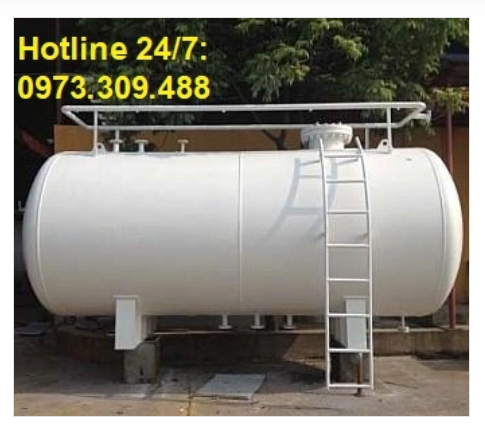 Bồn 20m3 (2.16Mpa) chứa CO2 lỏng, kiểu nằm ngang