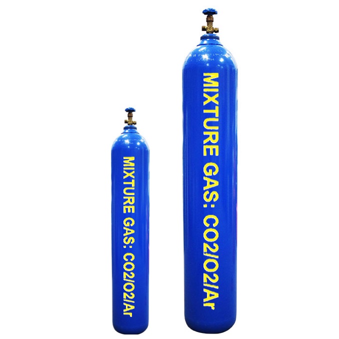 Khí hỗn hợp CO2:15%, O2:5%, balance Ar