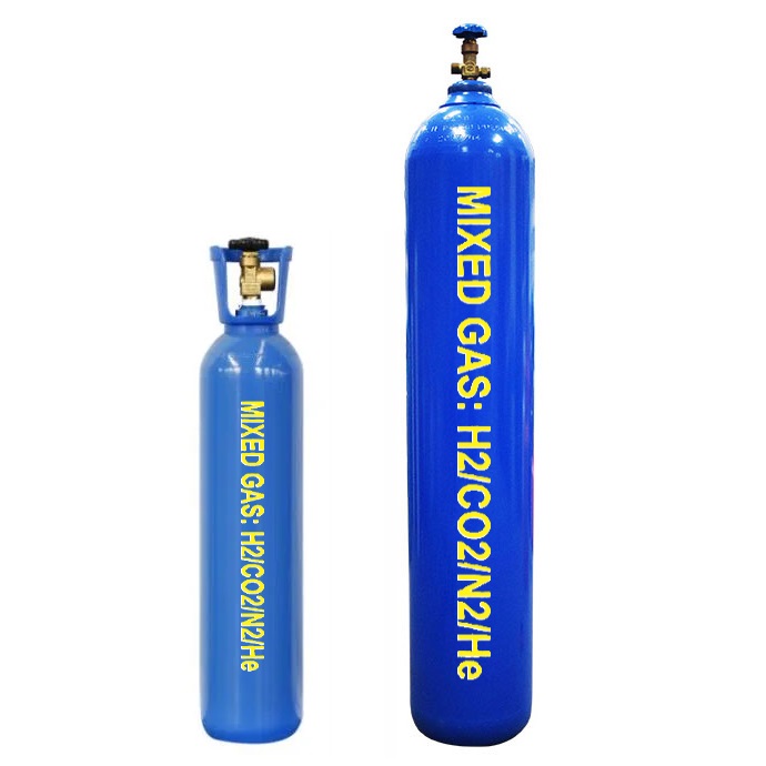 Khí hỗn hợp H2 1.5% CO2 4.5% N2 20%  He 74%