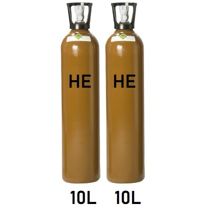 Khí Helium 4.0 purity ≥ 99.99% chai 8-10L