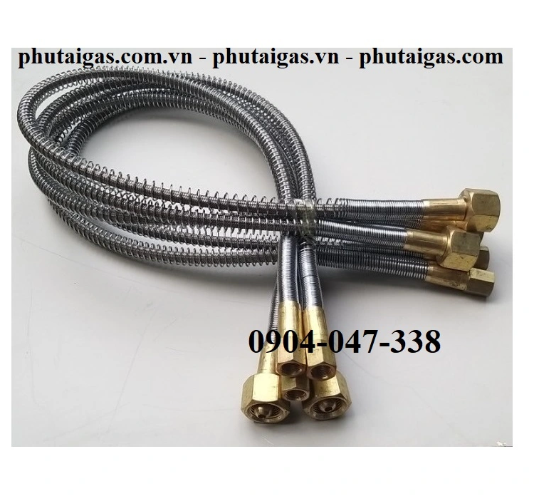 Ống mềm Teflon chịu áp DN4mm, L=750mm, G5/8”, WP20Mpa