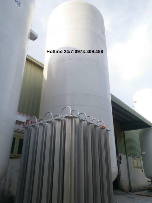Bồn 15m3 (2.16Mpa) chứa CO2 lỏng, kiểu đứng